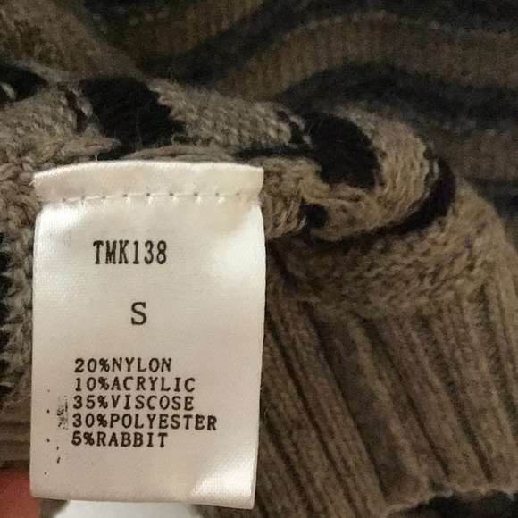 THML > Brown Striped Sweater Small - Picture 9 of 11